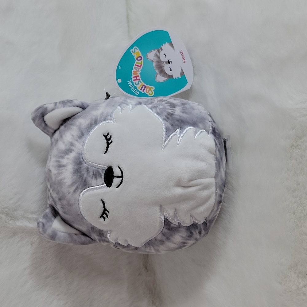 Squishmallows Heidi 5 Husky Dog 5" Gray Tie Dye Plush Stuffed Animal KellyToy